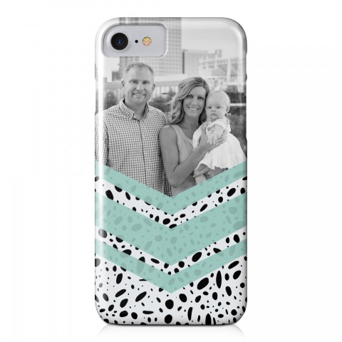 Dalmatian Mint iPhone 8 Personalized Barely There Case