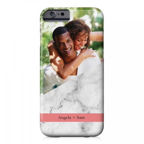 Marble Photo iPhone 6 Personalized Barely There Case