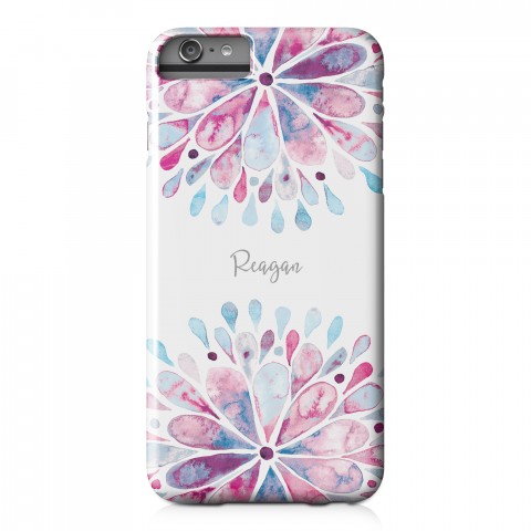 Watercolor Medallion iPhone 6 Plus Personalized Barely There Case