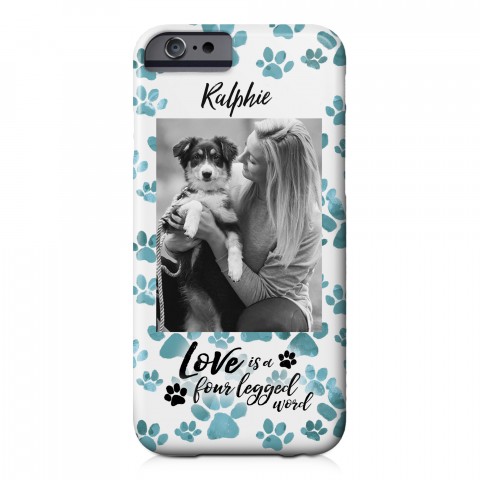 Love is a Four Legged Word iPhone 6 Personalized Barely There Case