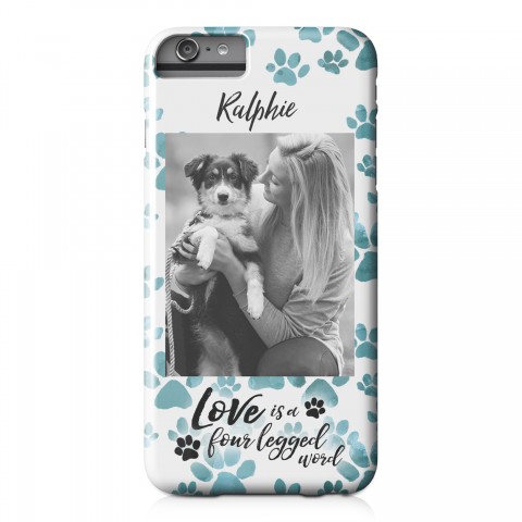 Love is a Four Legged Word iPhone 6 Plus Personalized Barely There Case