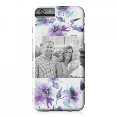 Floral Photo iPhone 6 Plus Personalized Barely There Case