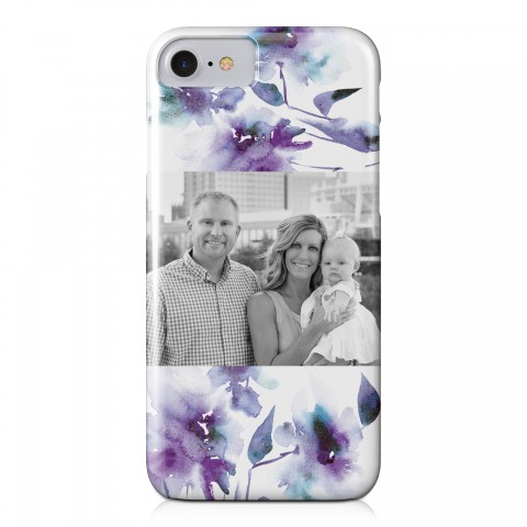 Floral Photo iPhone 7 Personalized Barely There Case