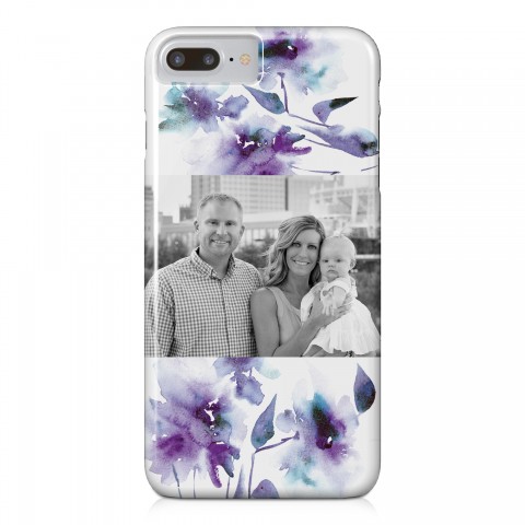 Floral Photo iPhone 7 Plus Personalized Barely There Case