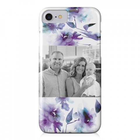 Floral Photo iPhone 8 Personalized Barely There Case