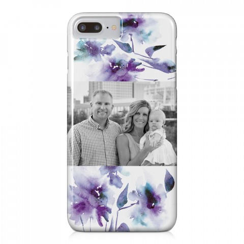 Floral Photo iPhone 8 Plus Personalized Barely There Case