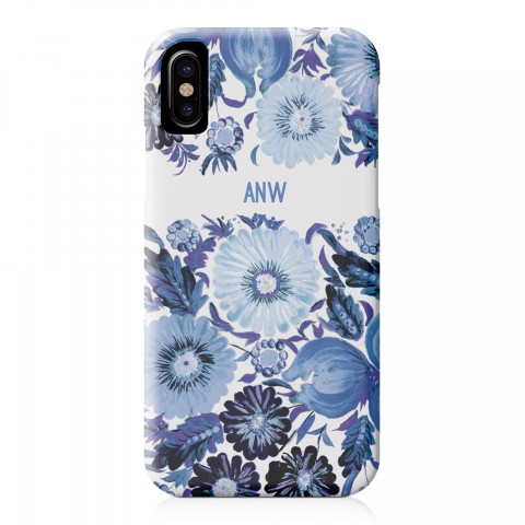Blue Florals iPhone Case