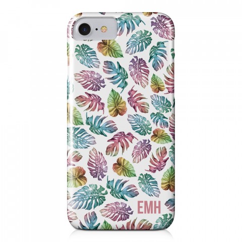 Colorful Palms iPhone 7 Personalized Barely There Case