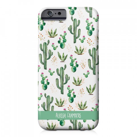 Prickly Pattern iPhone 6 Personalized Barely There Case