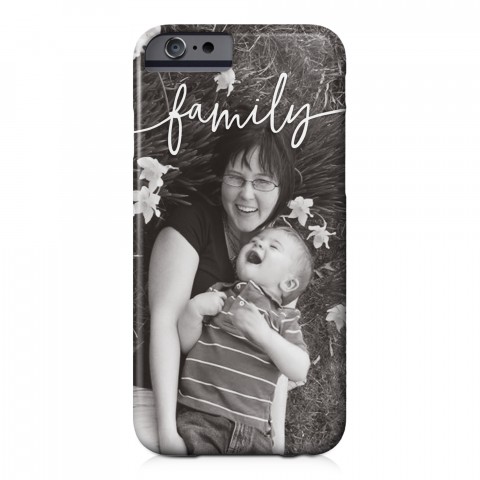 Family Script iPhone 6 Personalized Barely There Case