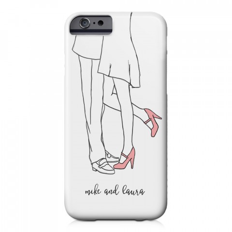 Pink Pumps iPhone 6 Personalized Barely There Case