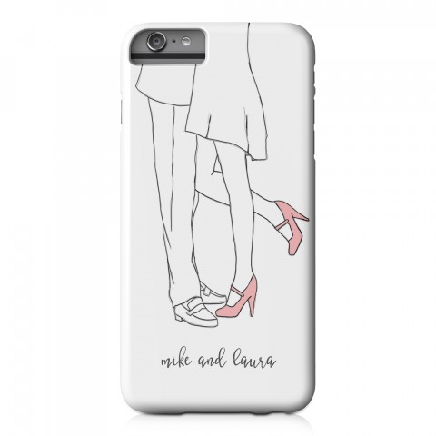 Pink Pumps iPhone 6 Plus Personalized Barely There Case