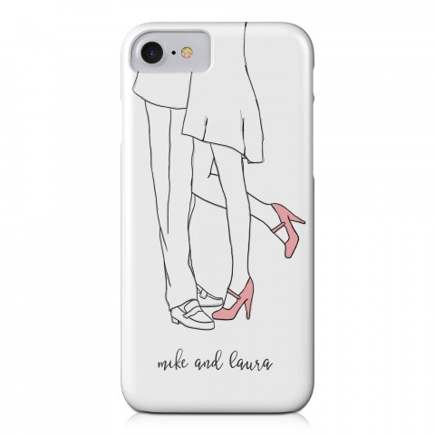 Pink Pumps iPhone 7 Personalized Barely There Case
