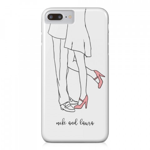 Pink Pumps iPhone 7 Plus Personalized Barely There Case