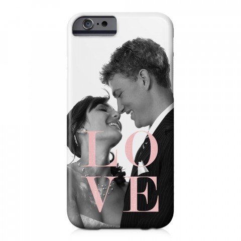 Blush LOVE iPhone 6 Personalized Barely There Case