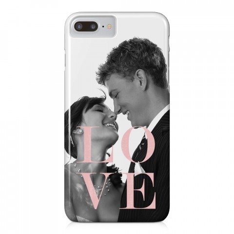 Blush LOVE iPhone 7 Plus Personalized Barely There Case