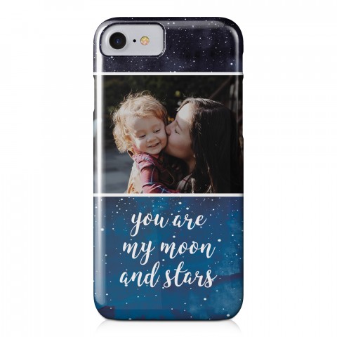 You are My Moon and My Stars iPhone 7 Personalized Barely There Case