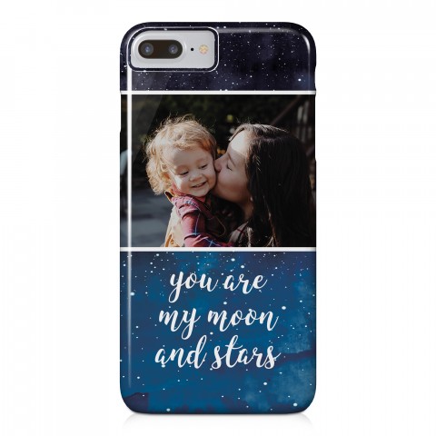 You are My Moon and My Stars iPhone 8 Plus Personalized Barely There Case