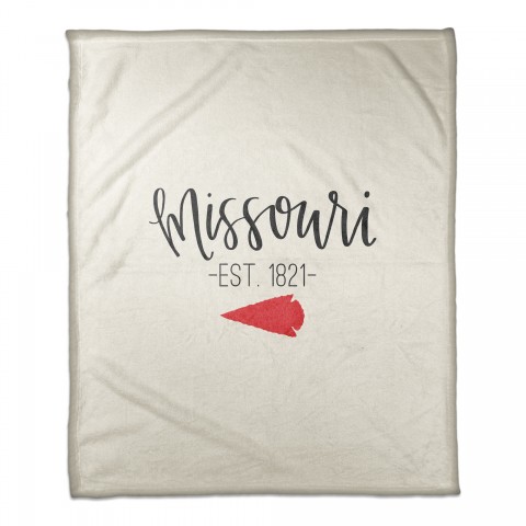 Missouri Established 50x60 Coral Fleece Blanket