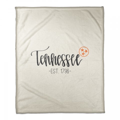 Tennessee Established 50x60 Coral Fleece Blanket