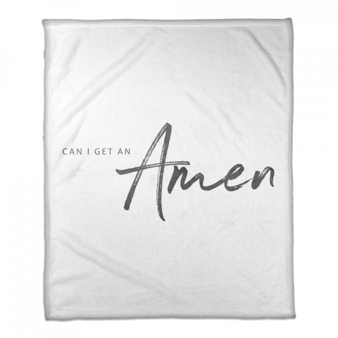 Can I Get an Amen 50x60 Coral Fleece Blanket