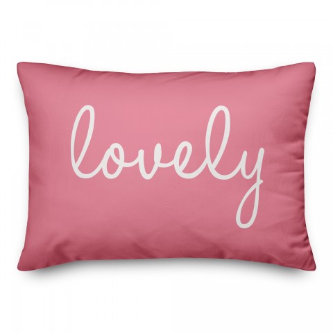 Lovely 14x20 Spun Poly Pillow