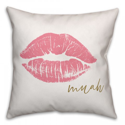 Muah 18x18 Spun Poly Pillow