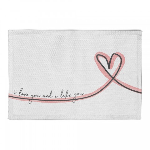 I Love You & I Like You 2x3 Area Rug