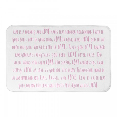 Love Sayings 34x21 Bath Mat