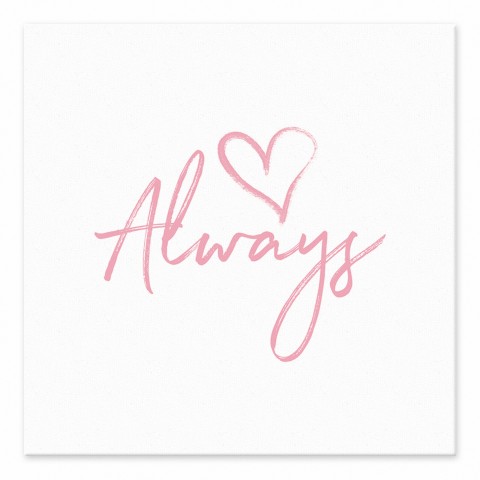 Love Always 6x6 Canvas Wall Art