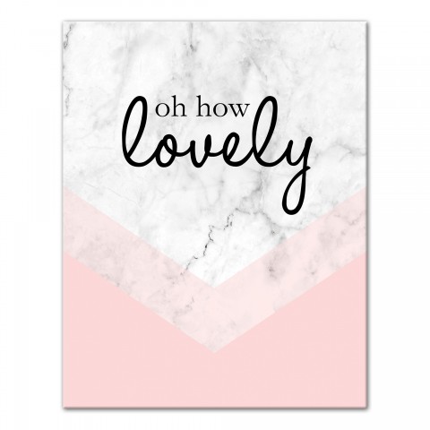 Oh How Lovely 11x14 Canvas Wall Art