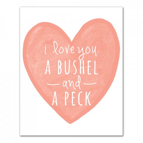 Bushel and a Peck 8x10 Tabletop Canvas