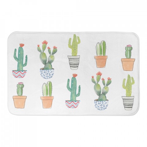 Cacti Buddies 34x21 Bath Mat