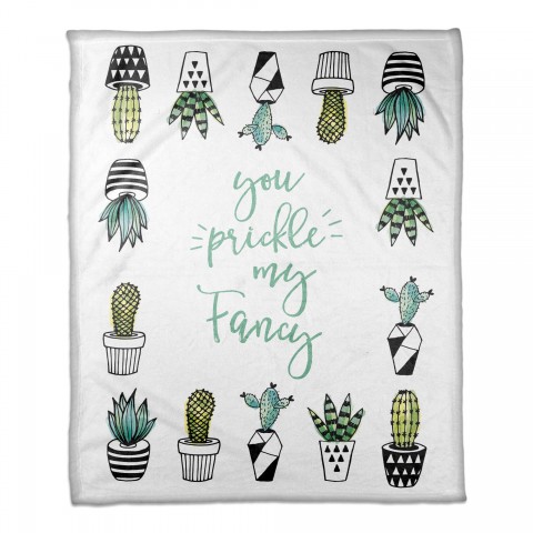 You Prickle My Fancy 30x40 Coral Fleece Blanket