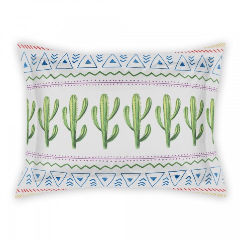 Aztec Cactus Standard Brushed Poly Sham
