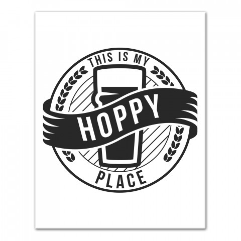 This Is My Hoppy Place 11x14 Canvas Wall Art