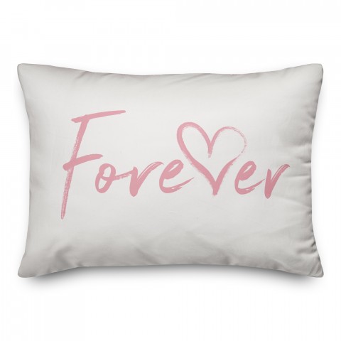 Forever Heart 14x20 Spun Poly Pillow
