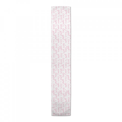 I love You Handwriting 16x90 Cotton Twill Runner