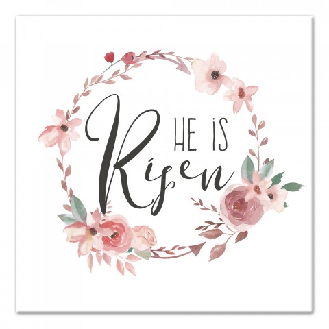 He is Risen 16x16 Canvas Wall Art