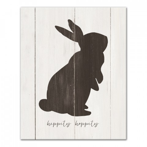 Hippity Hoppity 16x20 Canvas Wall Art