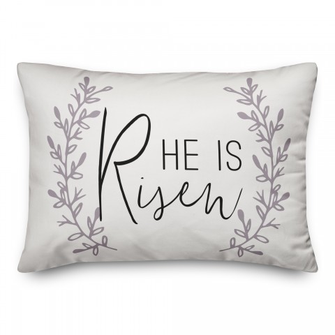 He is Risen 14x20 Spun Poly Pillow