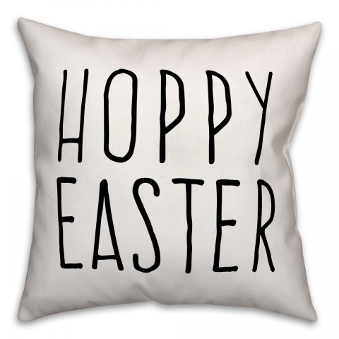 Hoppy Easter 18x18 Spun Poly Pillow