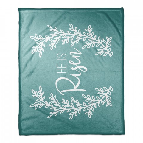 He Is Risen 30x40 Coral Fleece Blanket