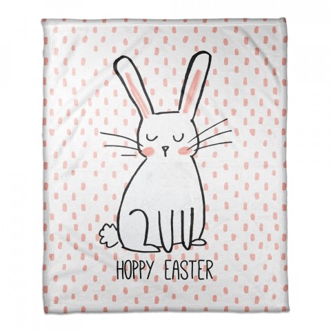 Hoppy Easter 30x40 Coral Fleece Blanket