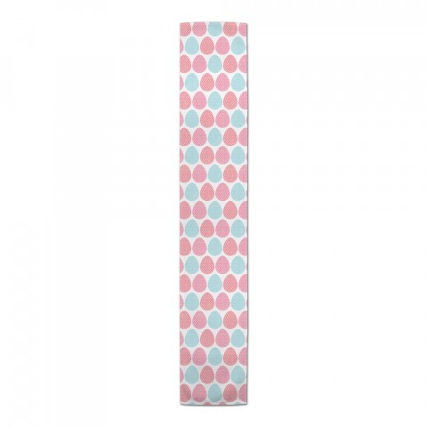 Colorful Easter Eggs Cotton Twill Runner