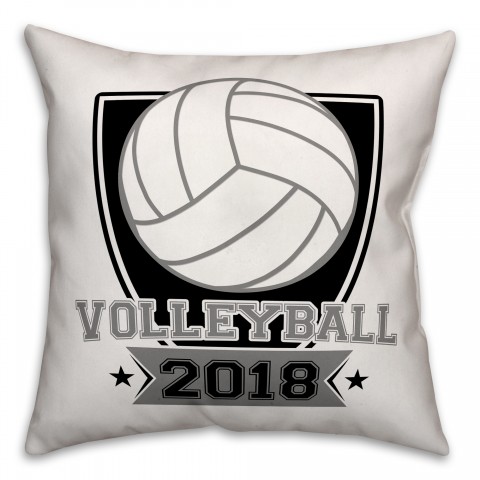 Volleyball 18x18 Personalized Spun Poly Pillow
