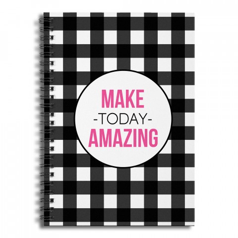 Make Today Amazing 6x8 Ruled Spiral Notebook