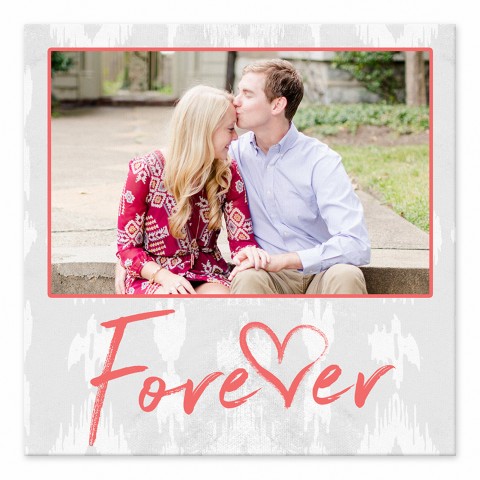 Forever 6x6 Personalized Tabletop Canvas