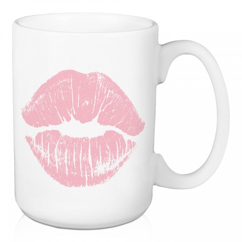 Light Pink Kiss 15 oz Mug