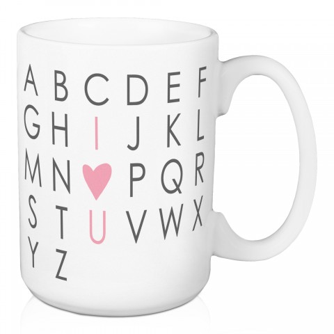 ABC I Love You 15 oz Mug